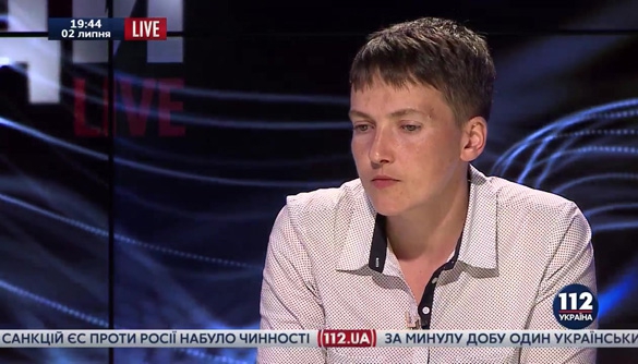 Надежда Савченко устроила настоящий хард-ток на канале &laquo;112 Украина&raquo;