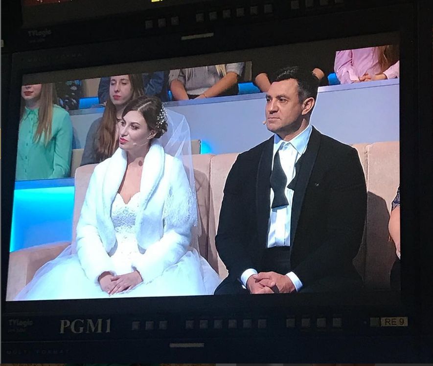 Николай Тищенко показал ведущую «Нового» в свадебном платье (ФОТО)
