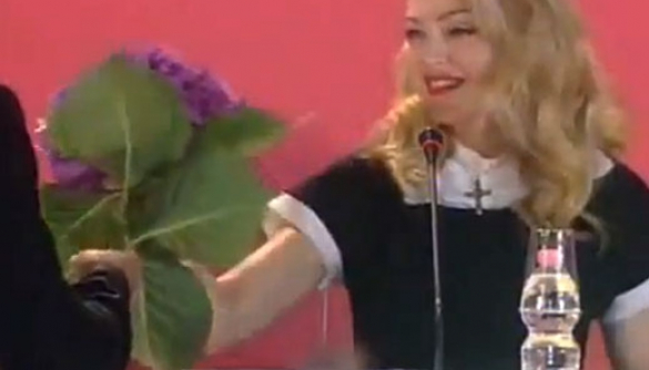 Мадонна обидела журналиста «1+1»! (ВИДЕО)