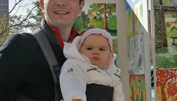 Как Егор Соболев с детьми Киев спасают (ФОТО)