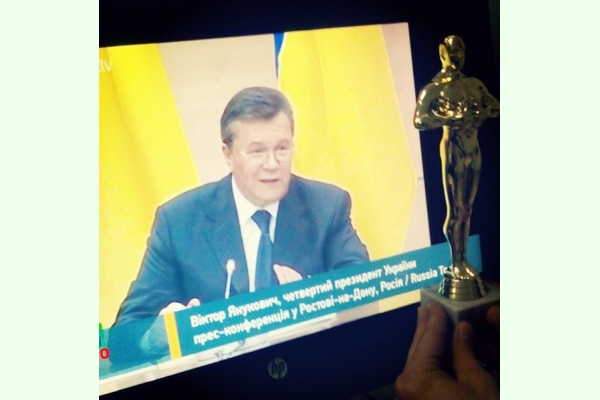 Как в Украине смотрели трансляцию пресс-конференции Януковича (ФОТО)