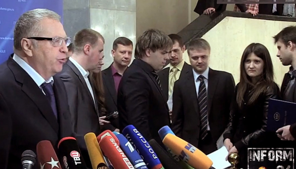 Жириновский пытался устроить беременной журналистке Киселева пасхальное изнасилование (ВИДЕО)