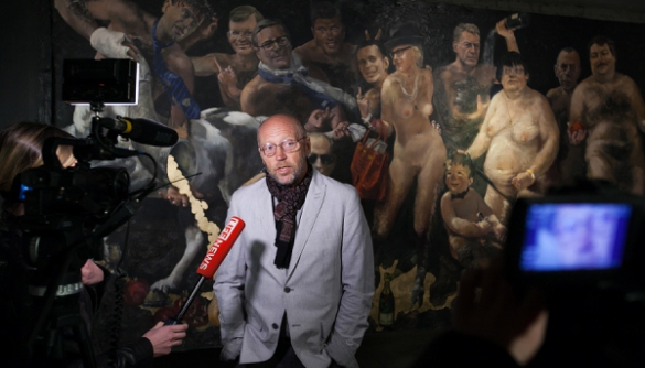 Кремлевский художник нарисовал голую Собчак и Навального с «оголтелыми активистами» (ФОТО)