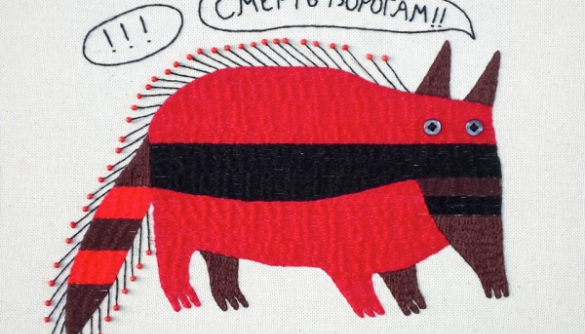 «Пашол нах*р имперский имбецил»: украинский художник ответил Путину футболками (ФОТО)