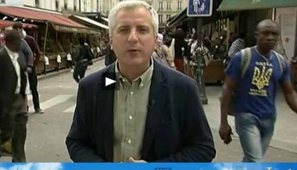 «Черная сперма фашизма»: к журналисту московского «Первого канала» прямо в Париже подкрался афробандеровец (ВИДЕО)