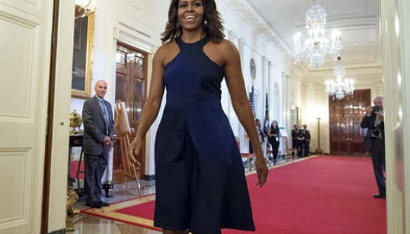 Мишель Обама надела платье украинского дизайнера (ФОТО)