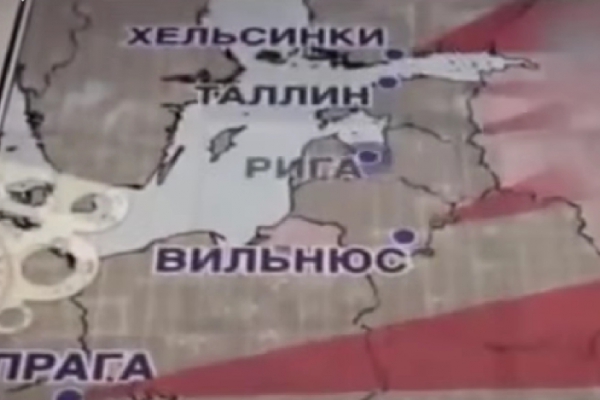 Российское ТВ показало, как легко войти танками в Европу (ВИДЕО)