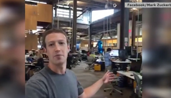 Марк Цукерберг показал новый офис Facebook (ВИДЕО)