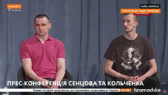 &laquo;Сенцов, а вы Олег?&raquo;. Реакция медийщиков на вопросы журналистов Сенцову и Кольченко