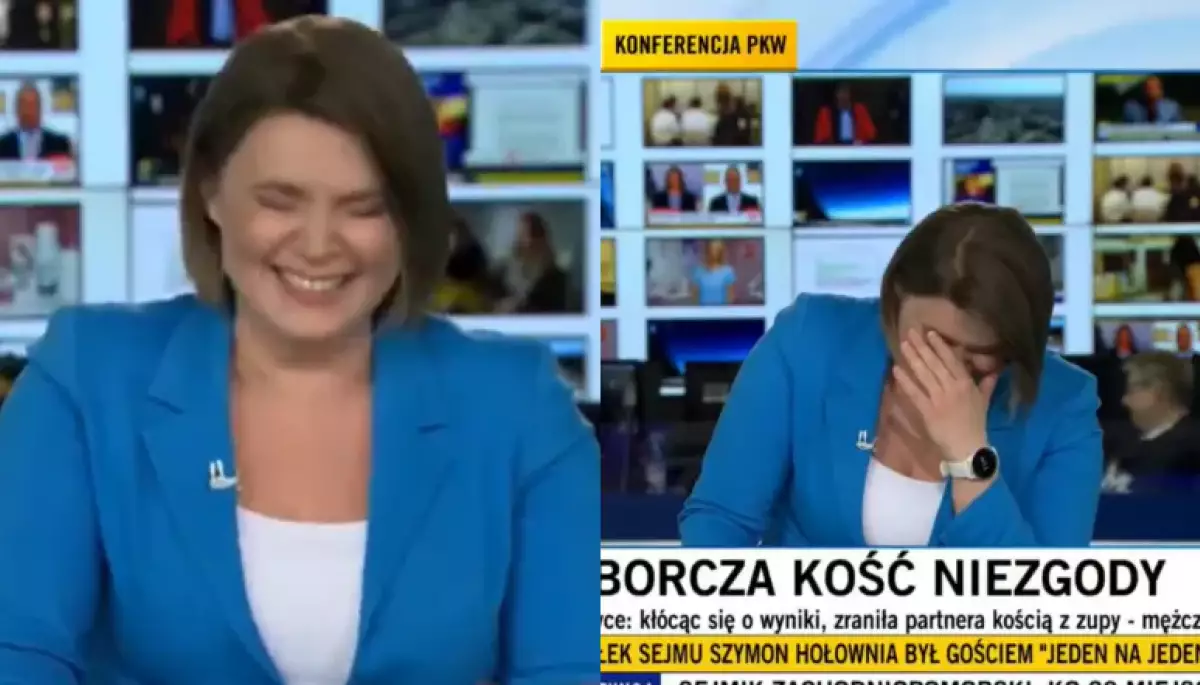 Любов, кров і сміх. Як польська телеведуча сміялася в прямому ефірі з сімейної драми