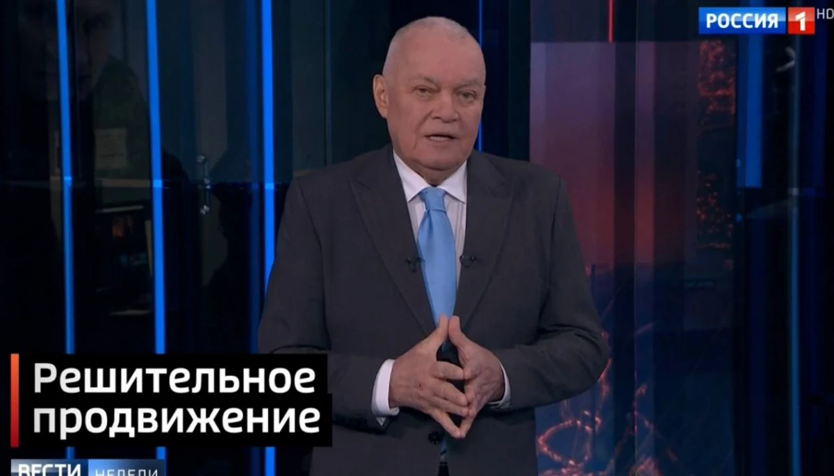 На пропагандистському шоу Кисельова критикують телемарафон, але плутають його з &laquo;Еспресо&raquo;